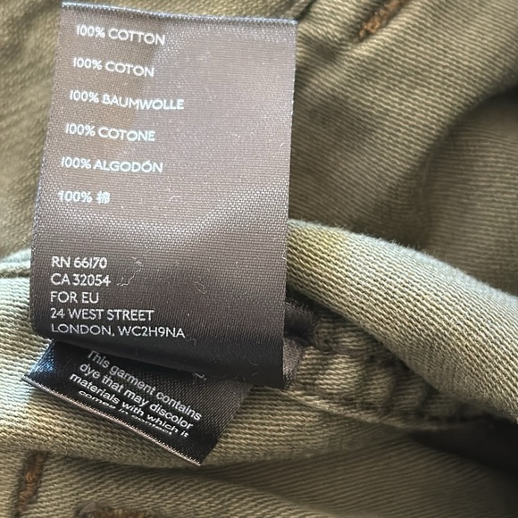 Women’s Free People Stormbringer Green Distressed Straight Leg Pants Size 26 - Picture 15 of 15